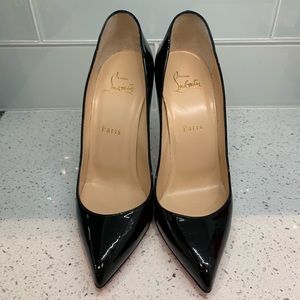 Christian Louboutin NEW Black Pigalle Follies sz39